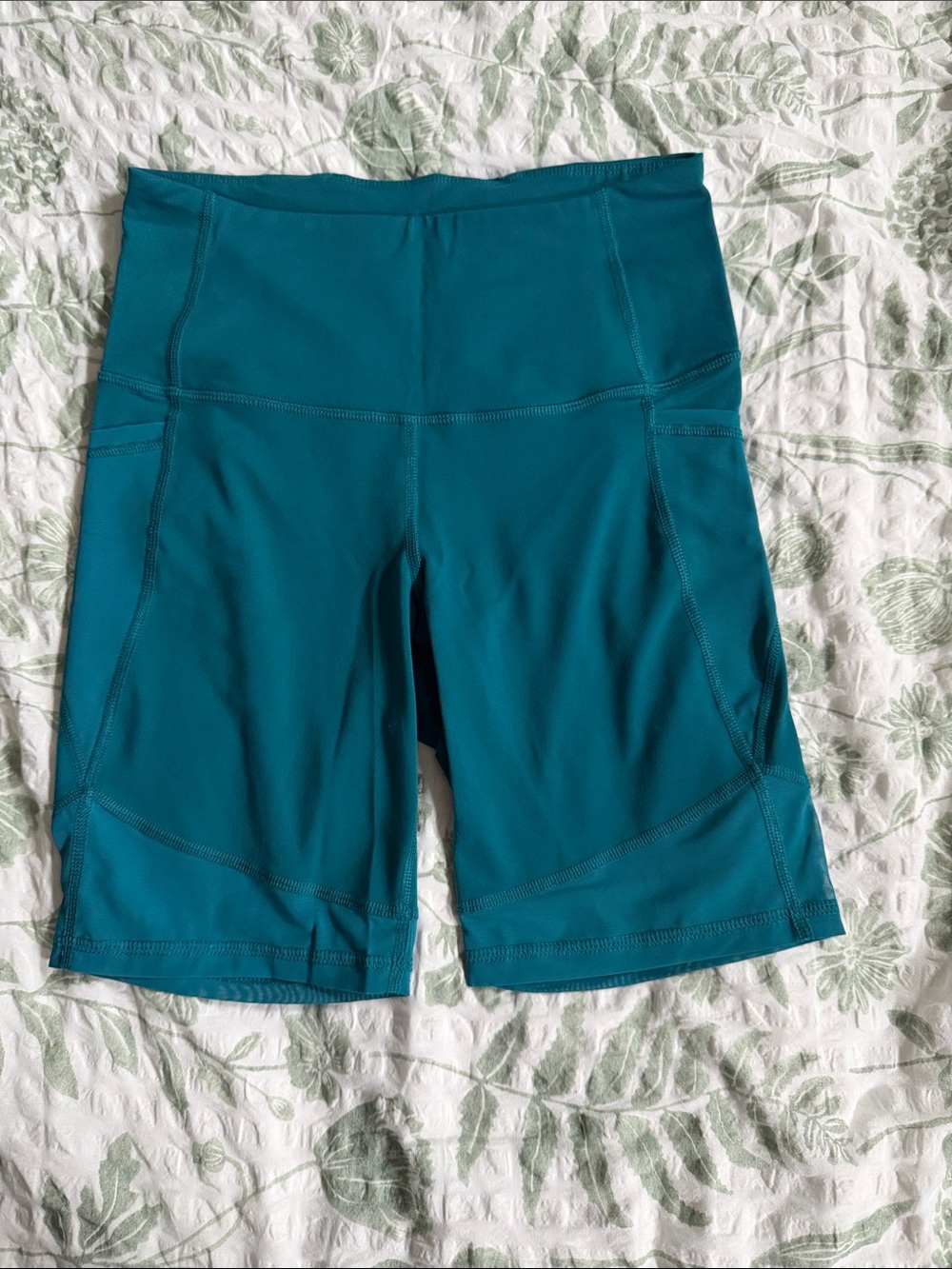 Old Navy Teal High-Rise Bike Shorts